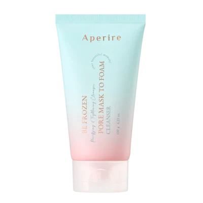 Aperire Be Frozen Pore Mask to Foam Cleanser