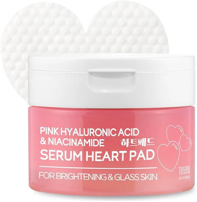 Pink Hyaluronic Acid Niacinamide serum Heart Pad